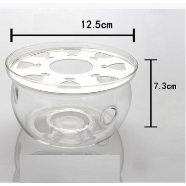 Đế nến bếp nến thủy tinh hình tròn